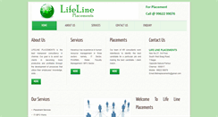 Desktop Screenshot of lifelineplacements.com
